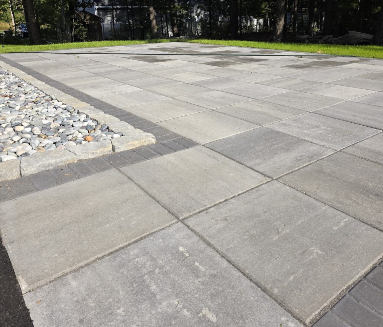 hardscape patio installation